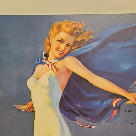 Vintage Style Pin-Up Art Print - Jules Erbit - Picture 2 of 8